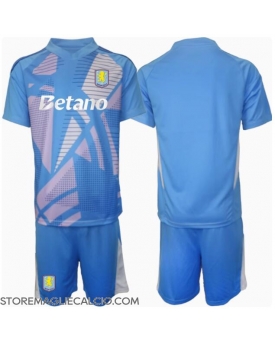 Aston Villa Portiere Maglia Gara Terza Repliche 2024-25 Bambino